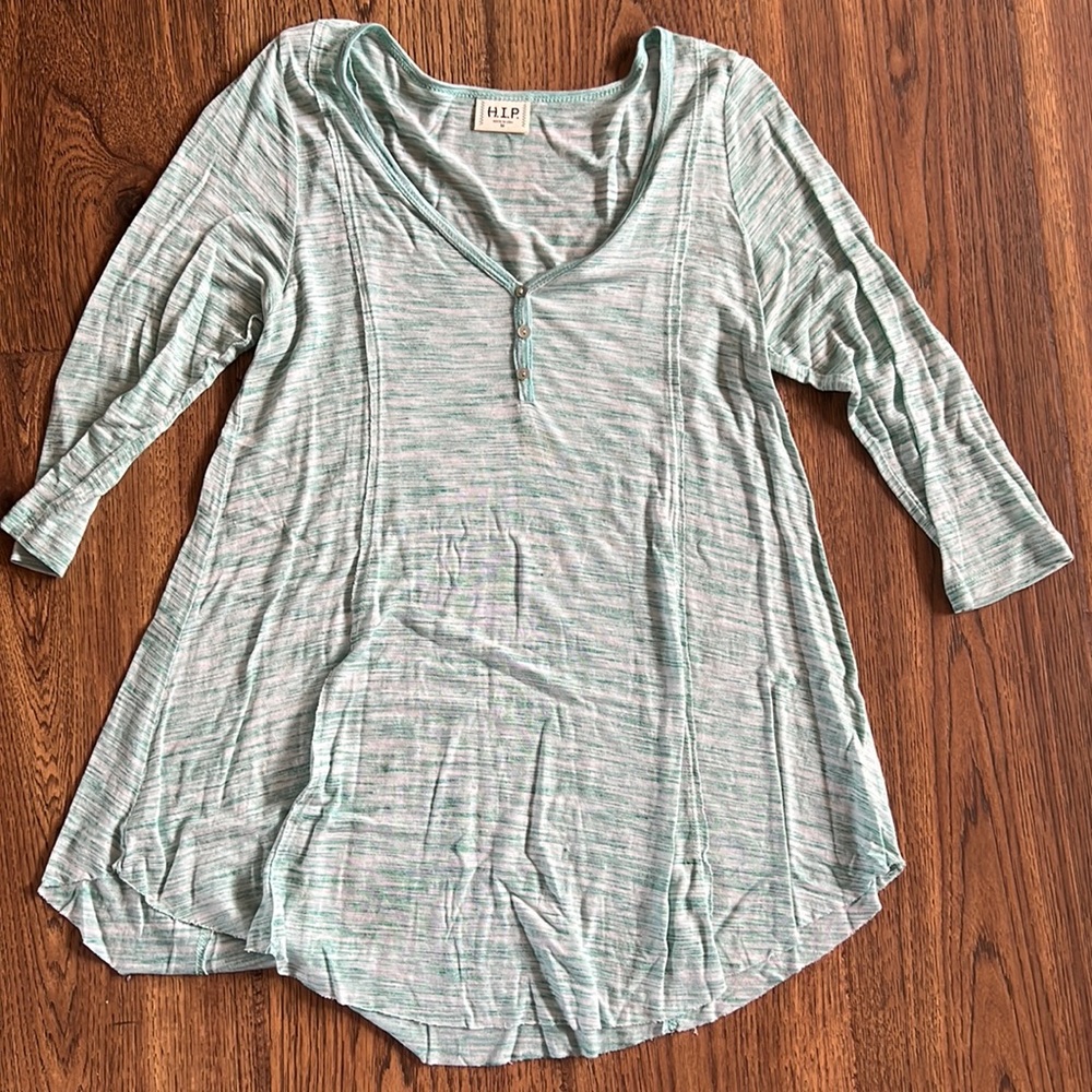 Womens Buckle Top size medium